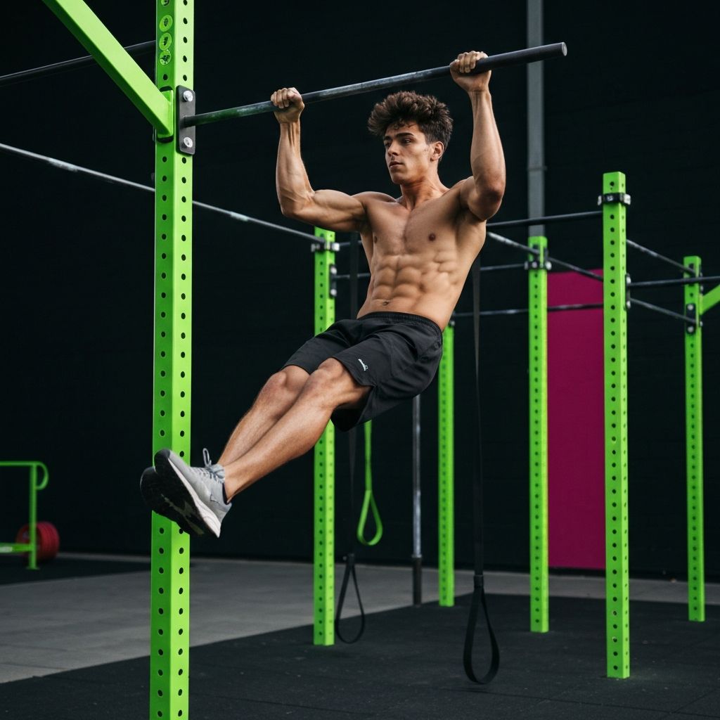 Street workout edzés a parkban